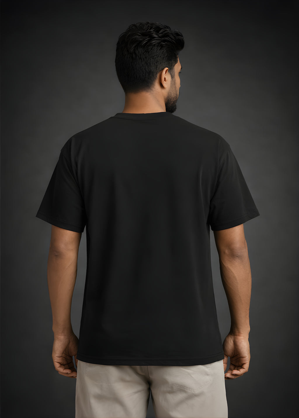 Plain Black Oversized T-Shirt – Chimya