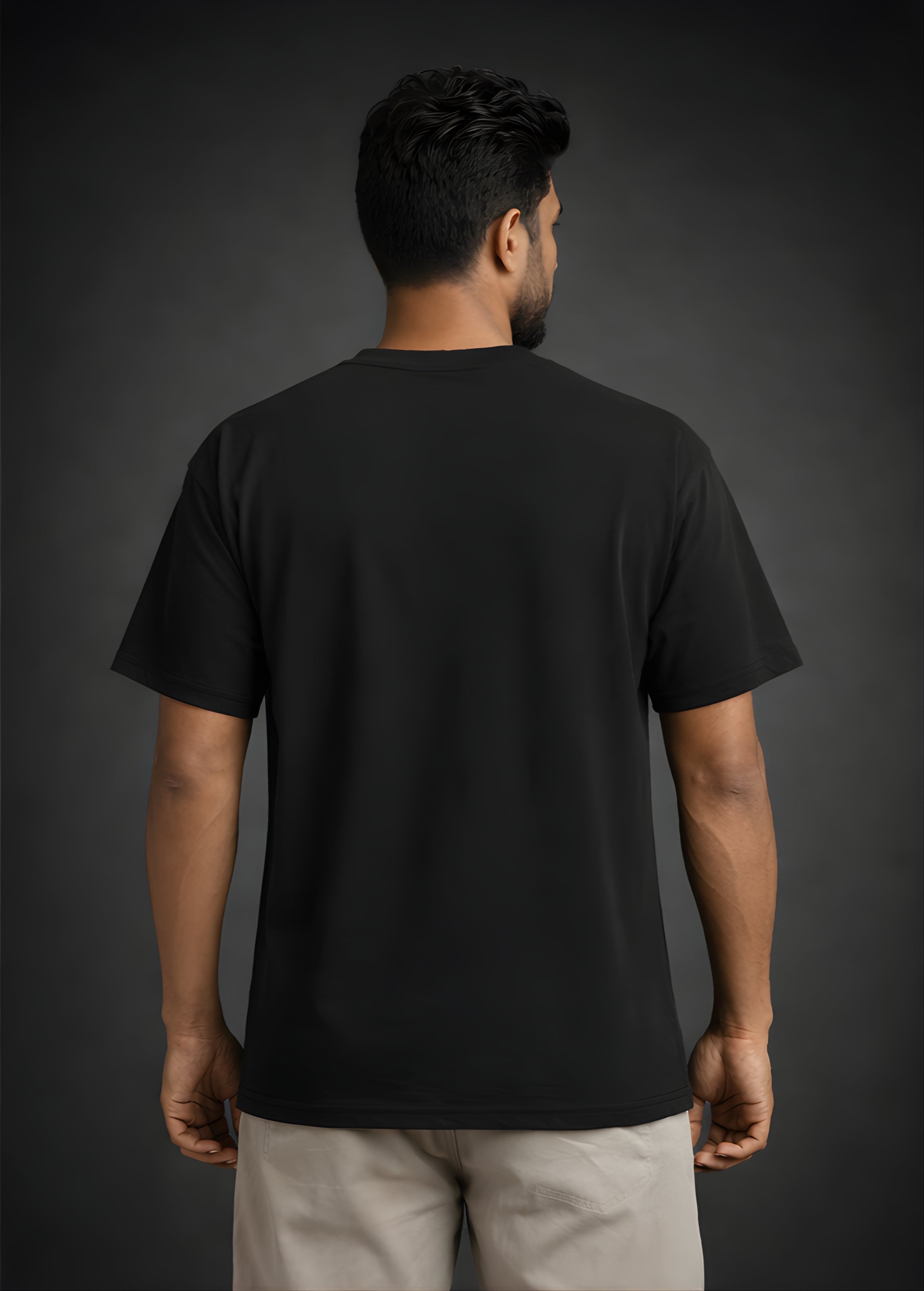 Plain Black Oversized T-Shirt – Chimya