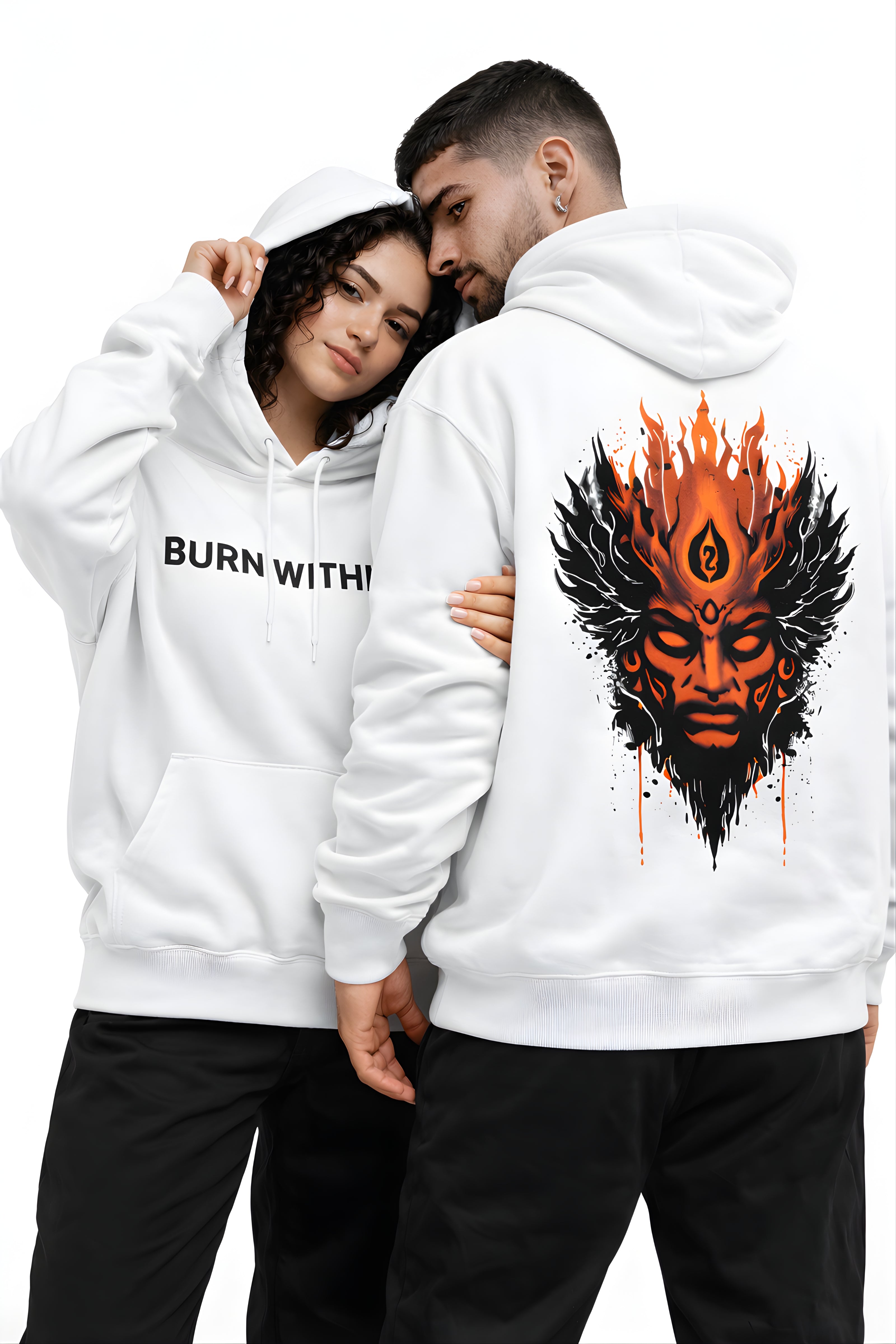 Burn Within Graphic Hoodie – Chimya