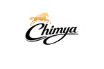 Chimya logo with a gold horse on a white background