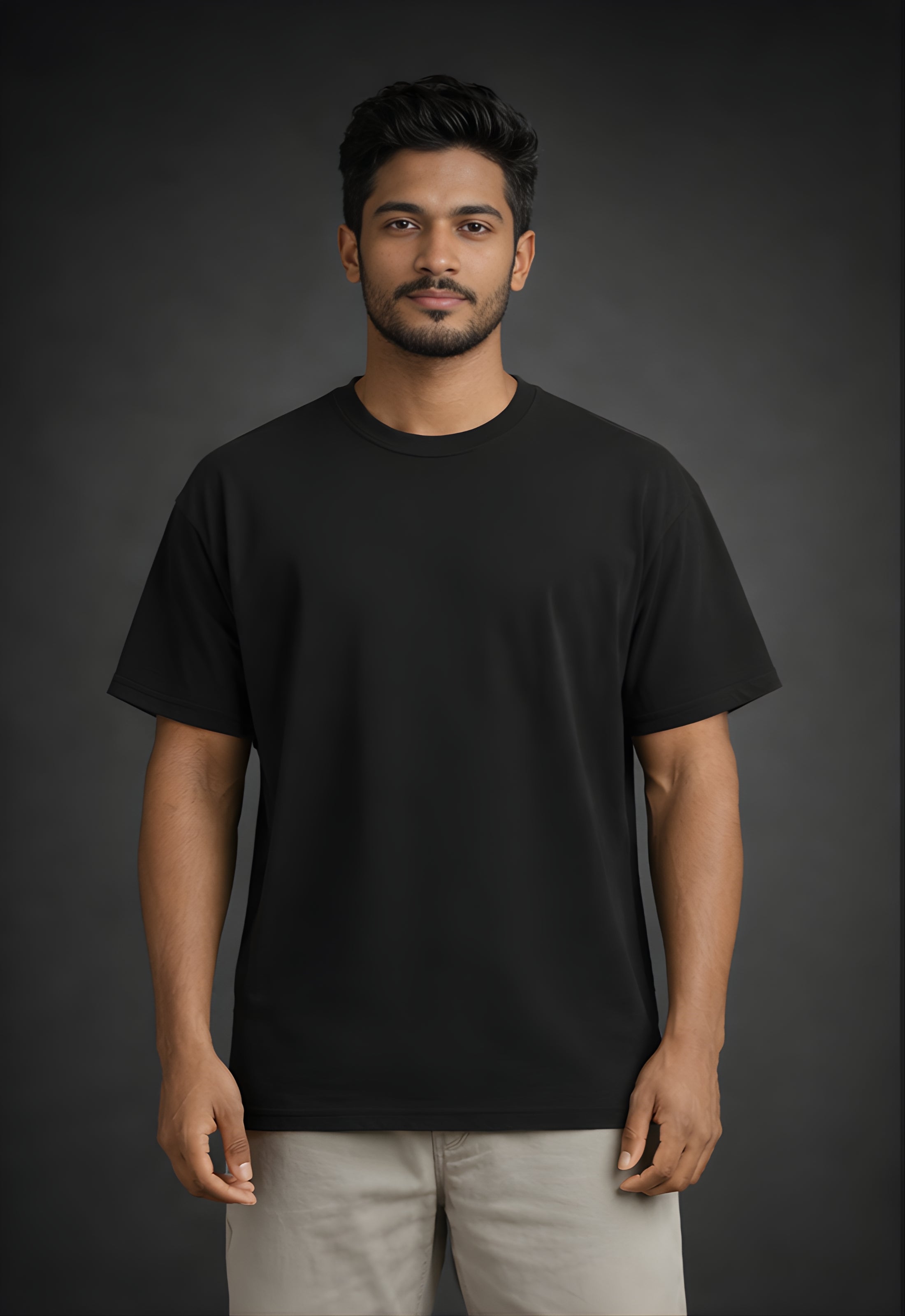 Plain Black Oversized T-Shirt – Chimya
