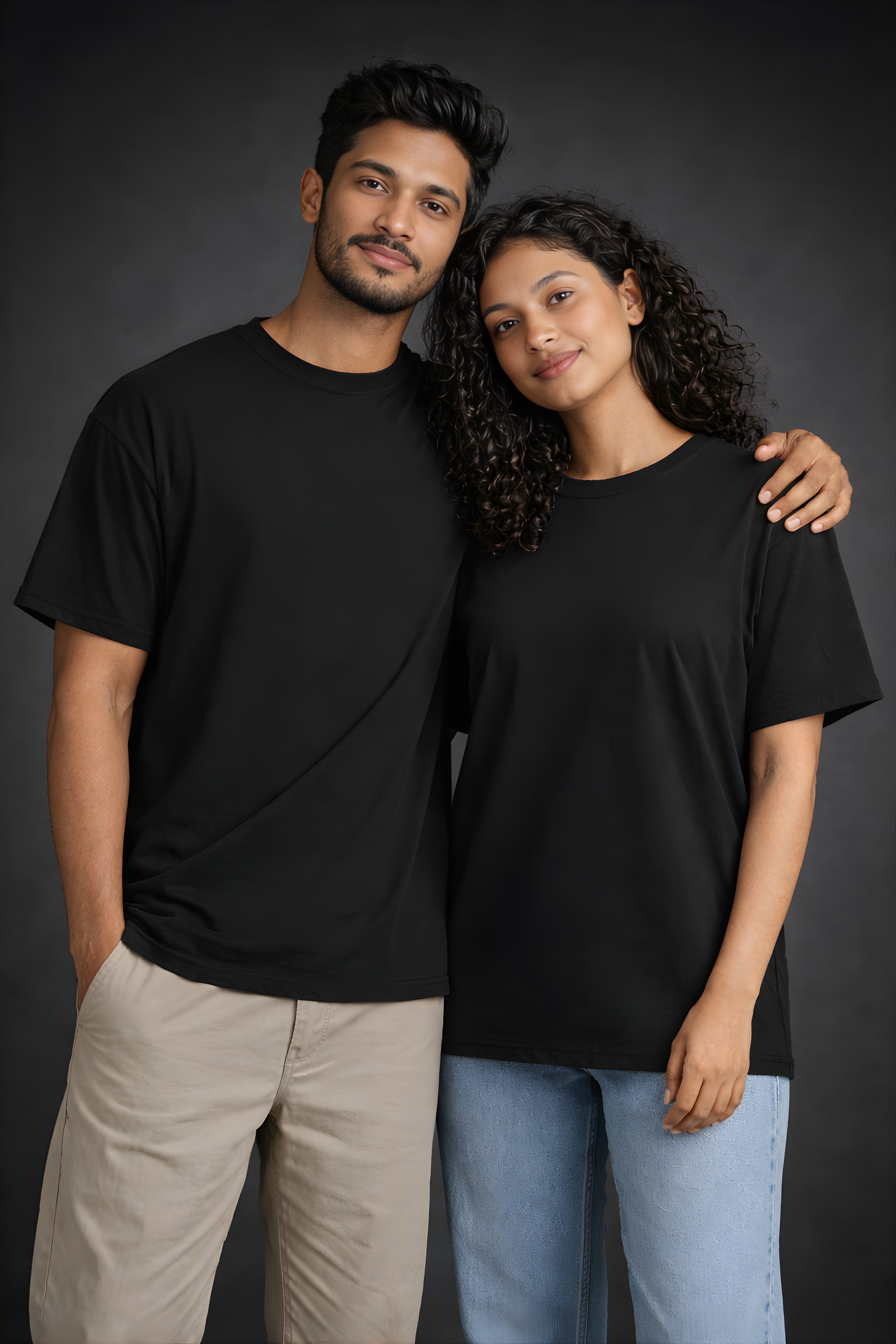 Plain Black Oversized T-Shirt – Chimya