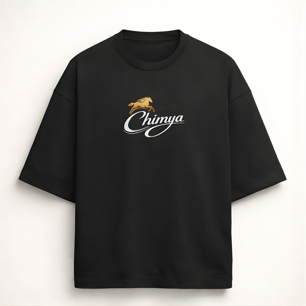 Heritage Art Oversized T-Shirt Black – Chimya