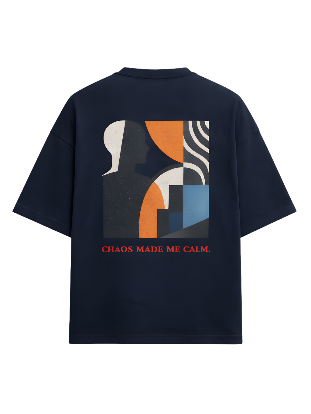 Abstract Print Oversized T-Shirt – Chimya