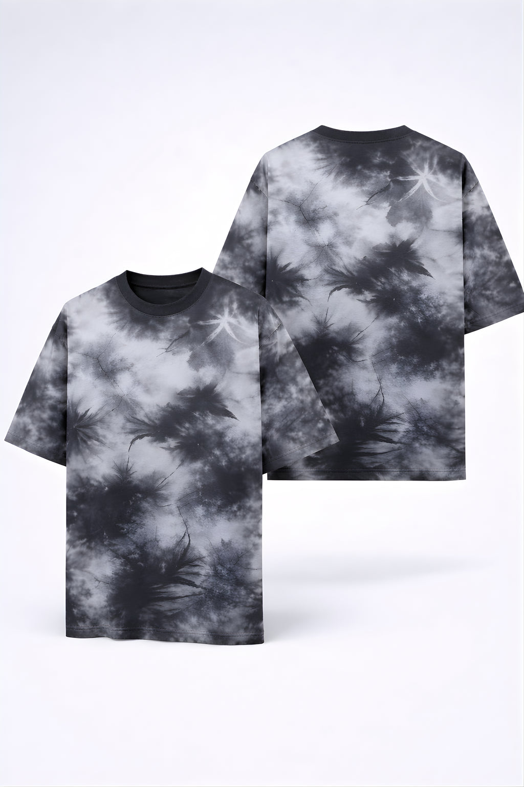 Black Tie-Dye Oversized T-Shirt – Chimya