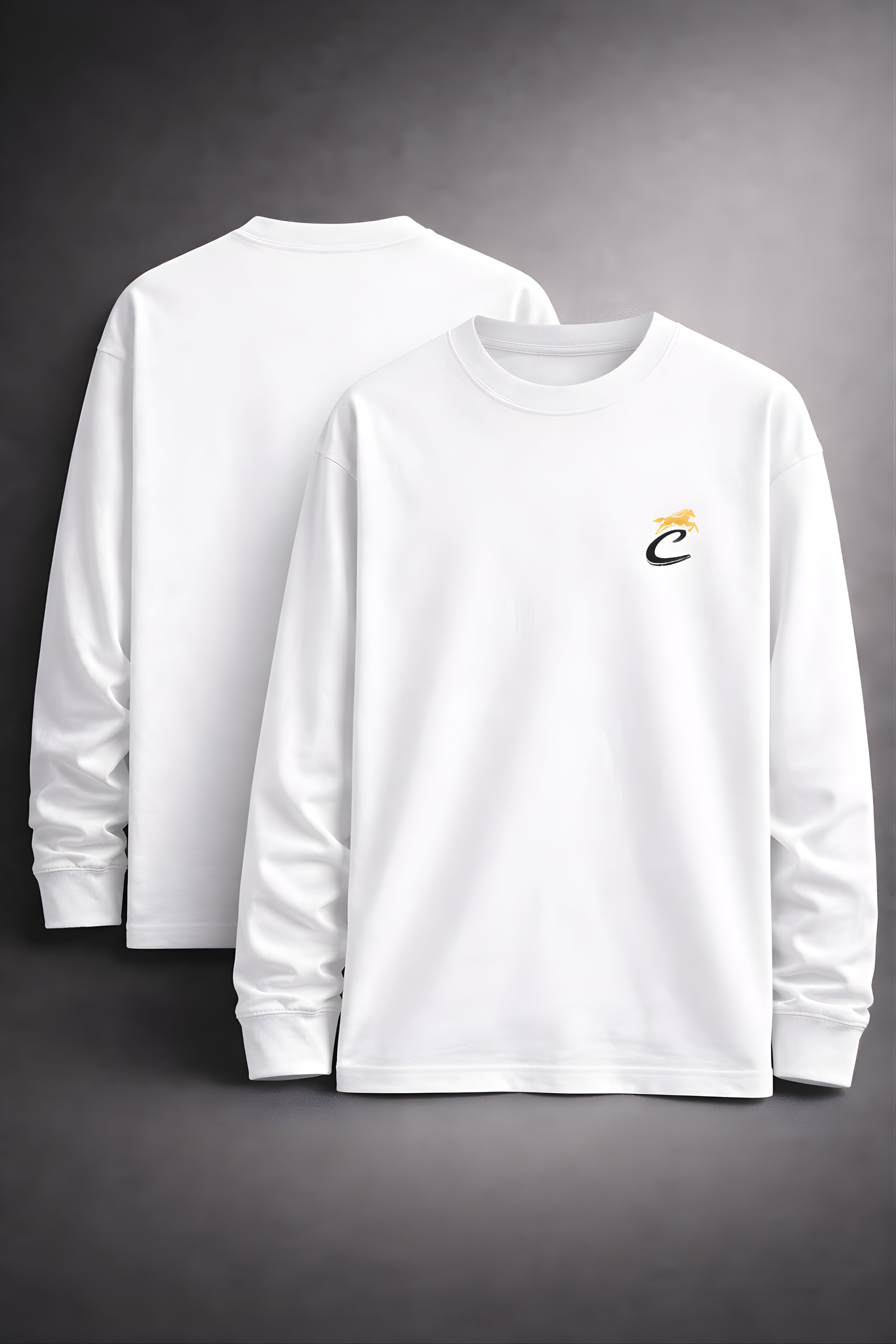 Minimal Logo Oversized Sweatshirt – Chimya