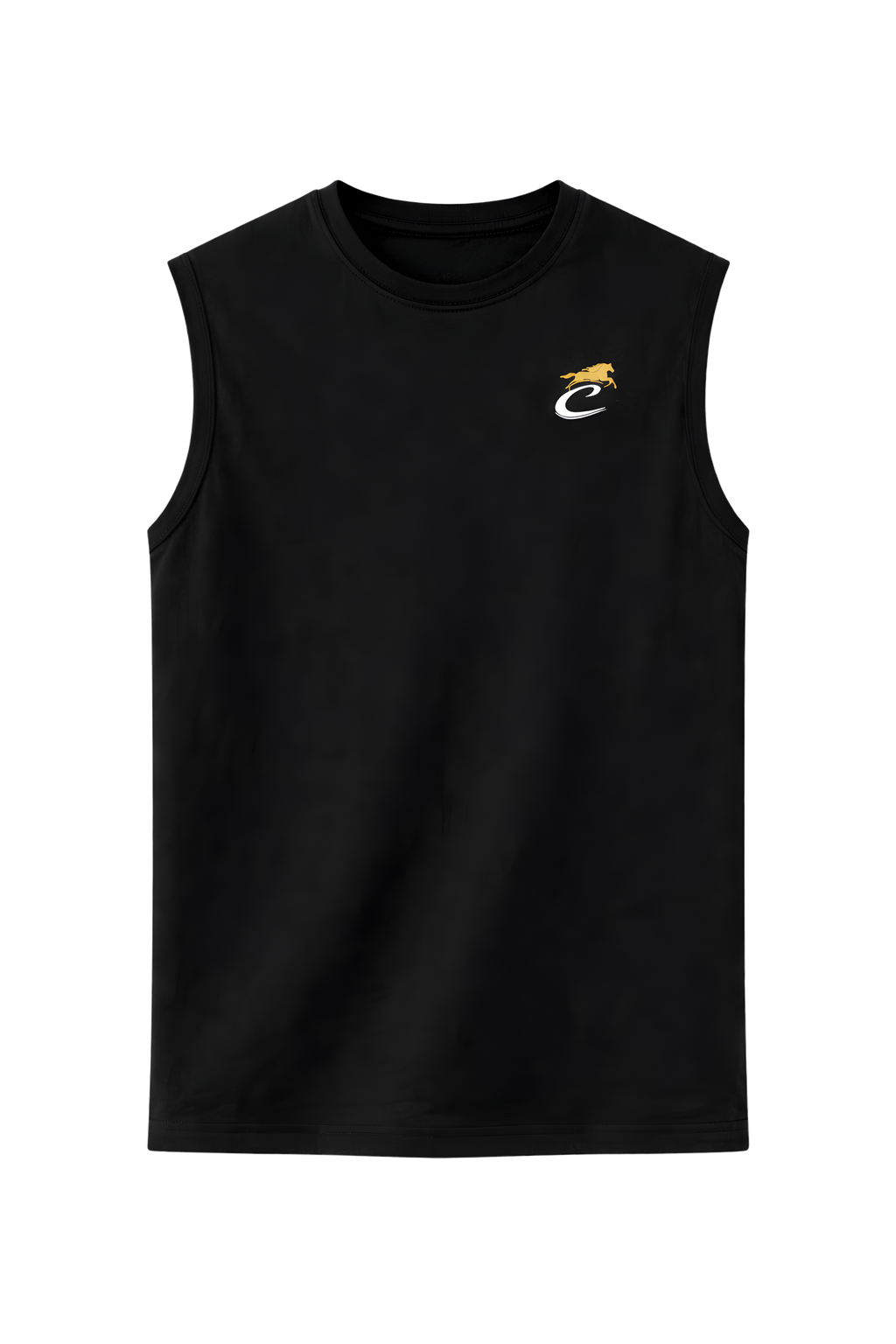 Black Sleeveless Muscle T-Shirt – Chimya