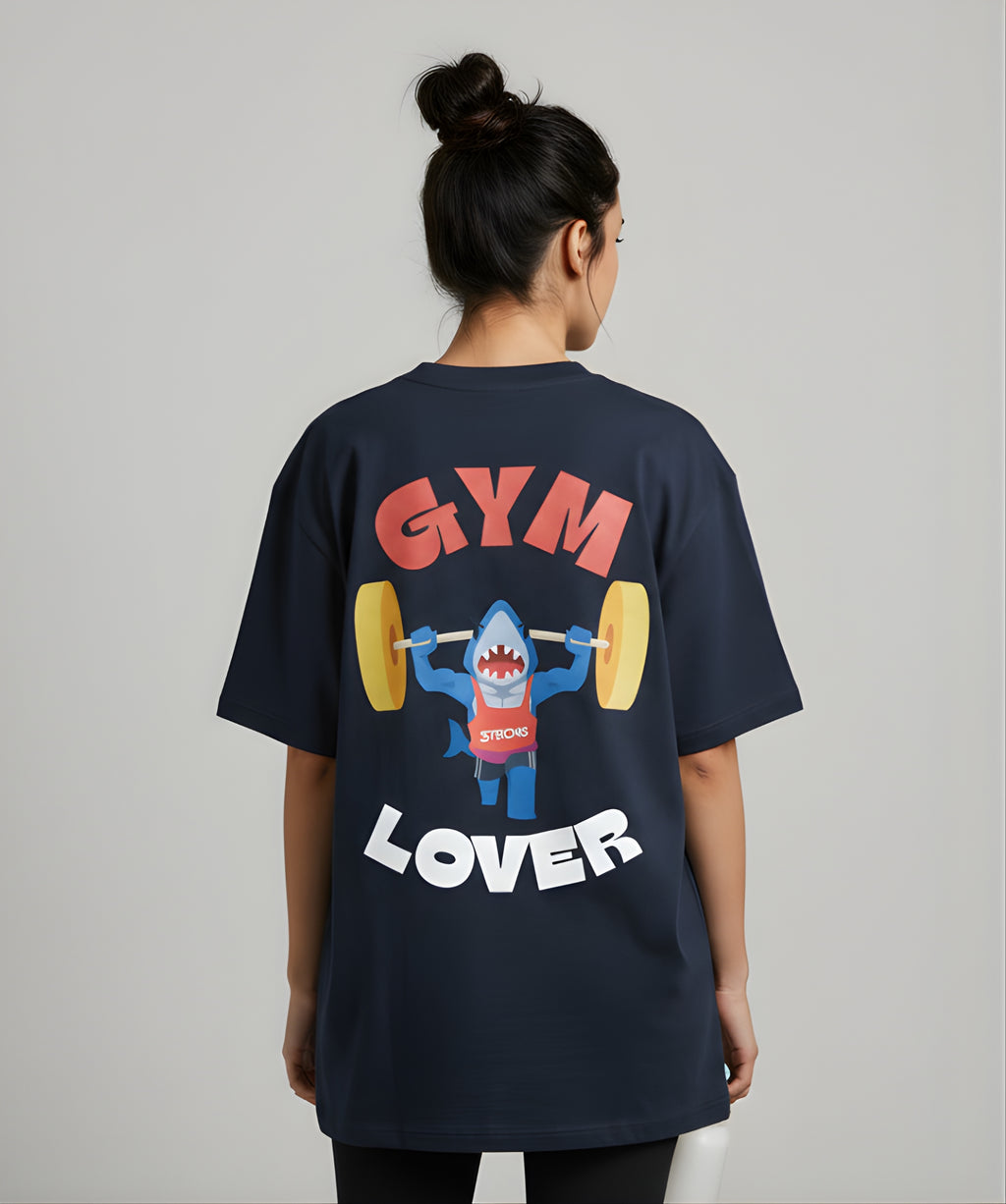 Never Give Up Oversized Gym T-Shirt – Chimya