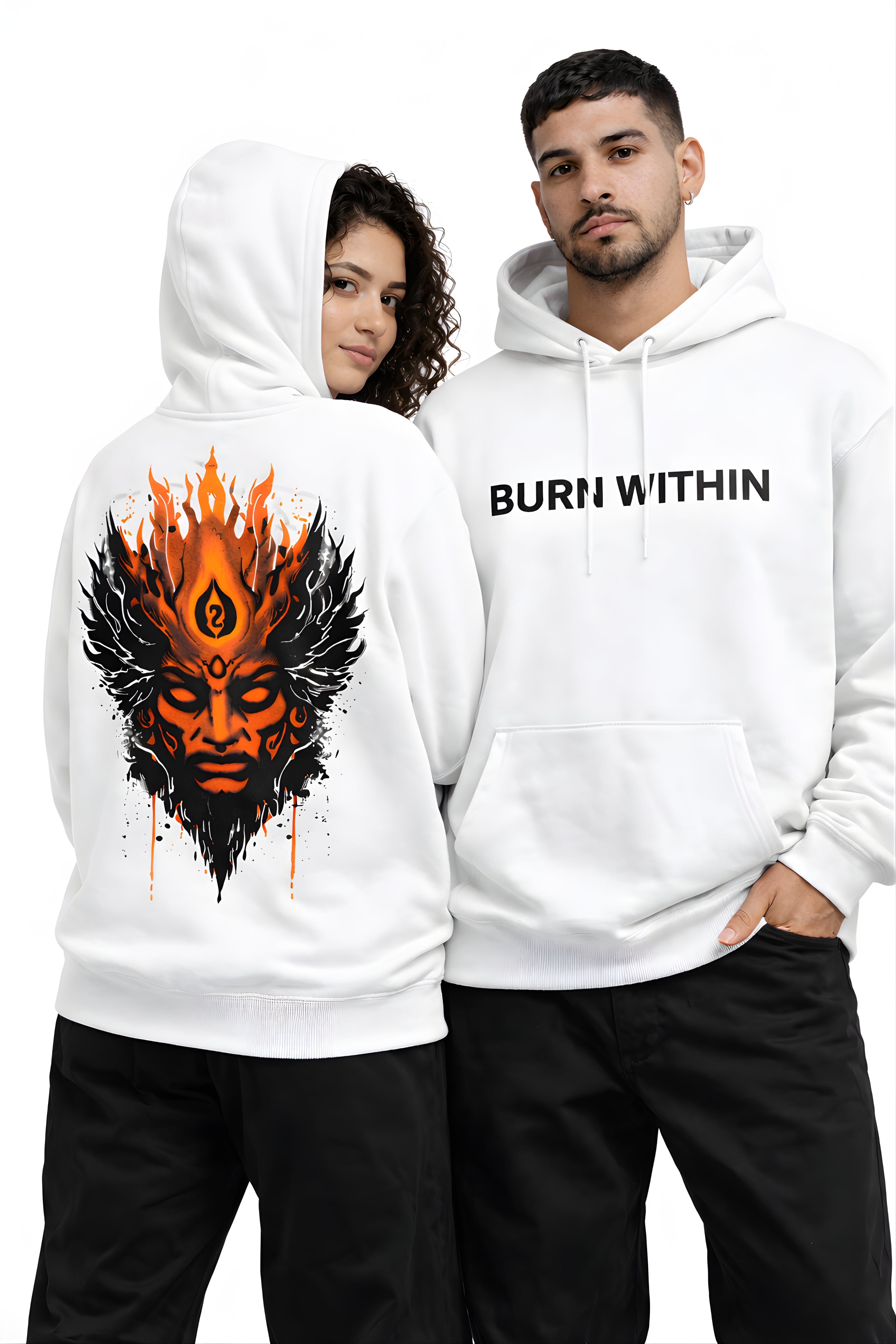 Burn Within Graphic Hoodie – Chimya