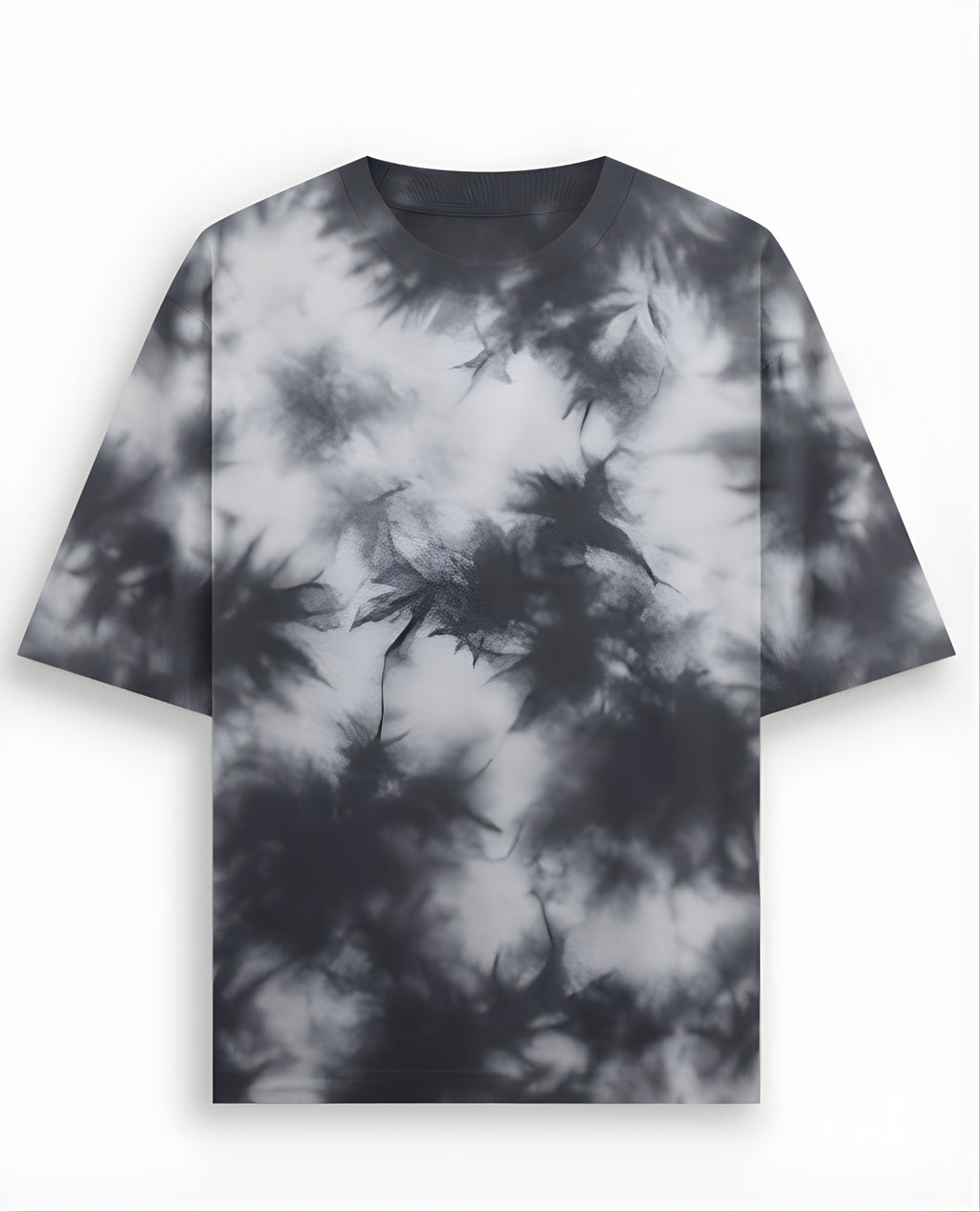 Black Tie-Dye Oversized T-Shirt – Chimya