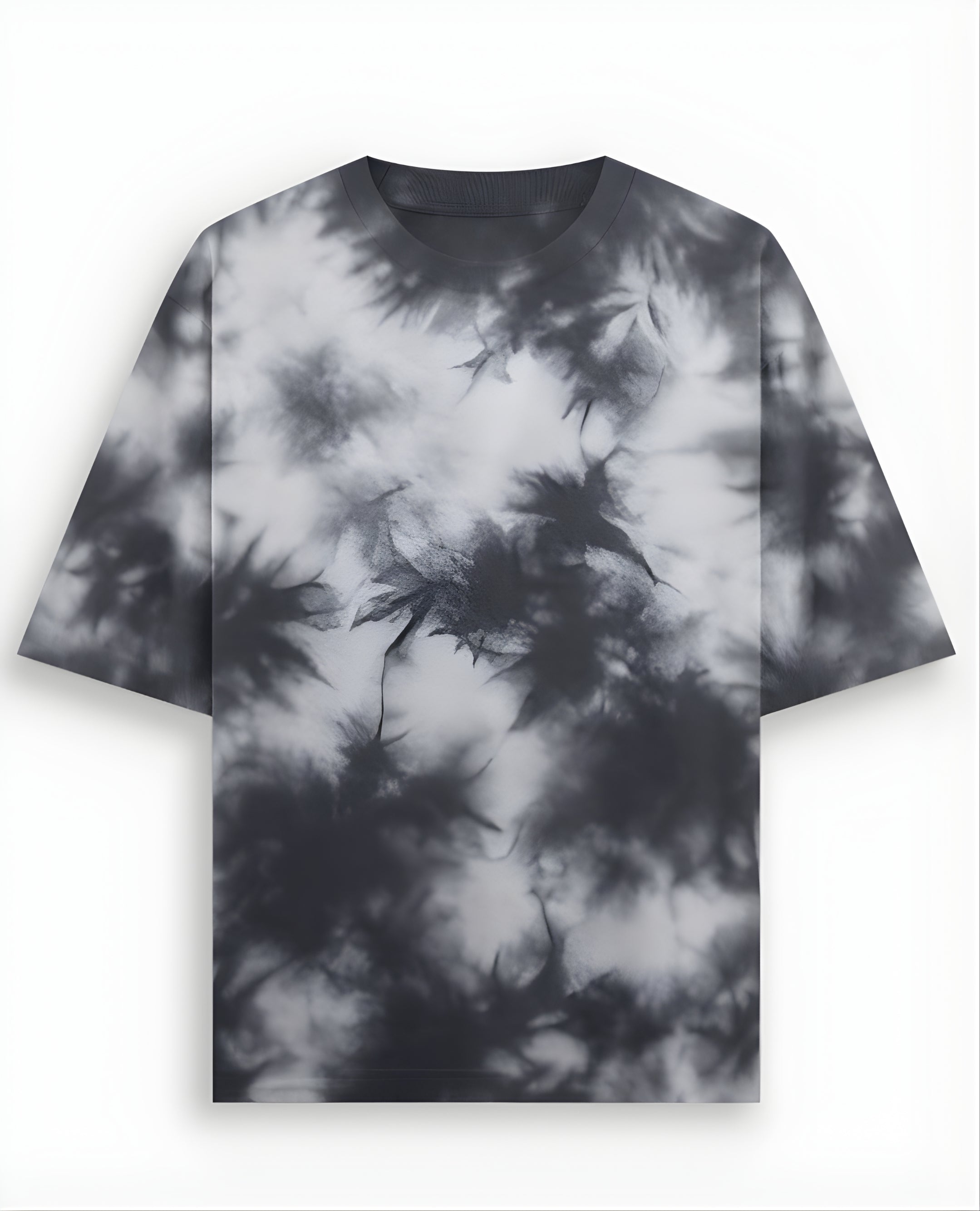 Black Tie-Dye Oversized T-Shirt – Chimya