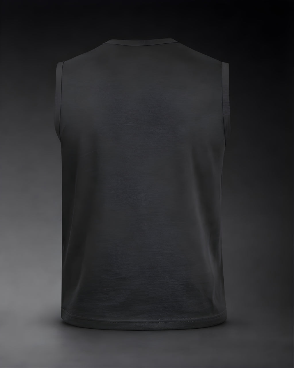 Black Sleeveless Muscle T-Shirt – Chimya