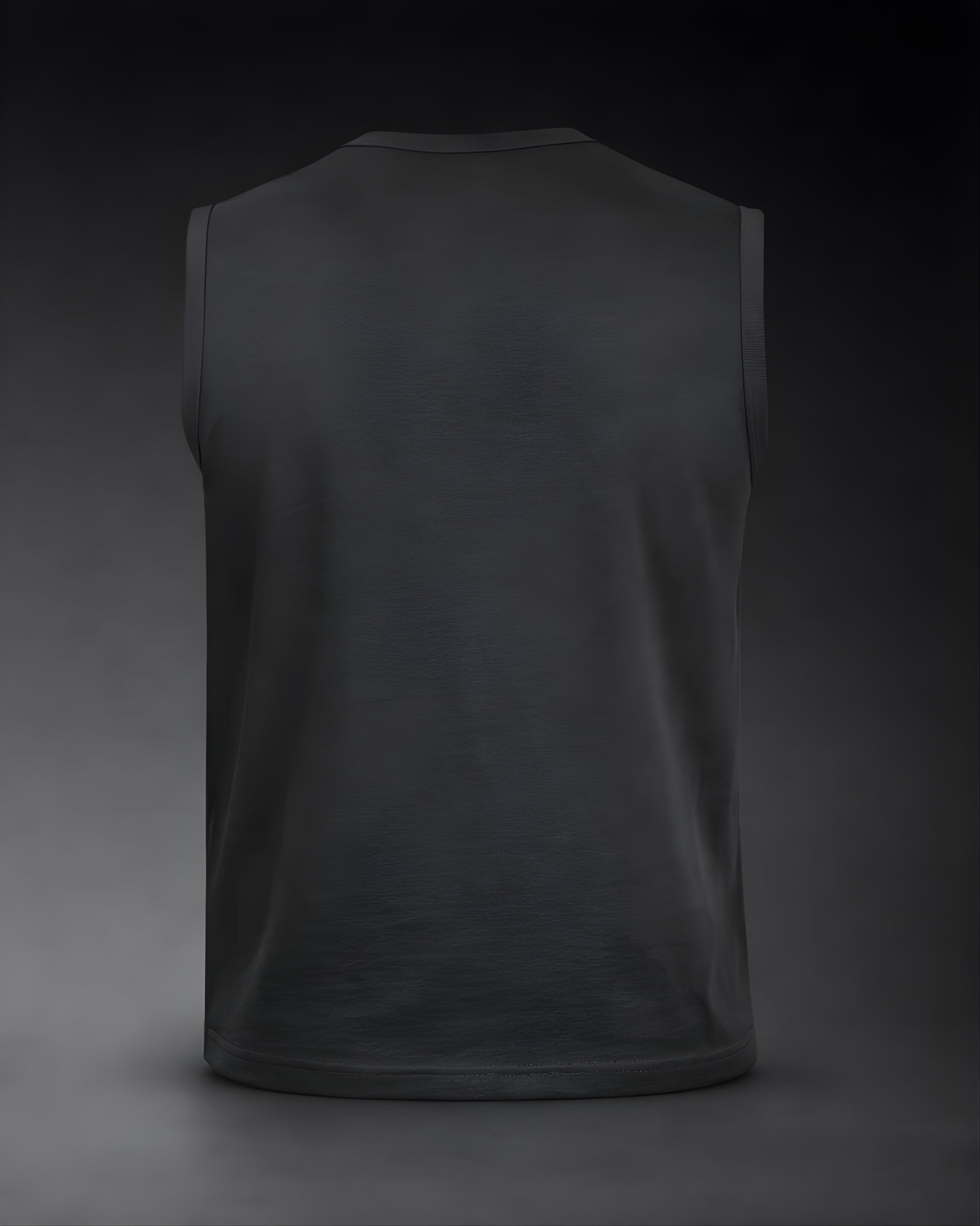 Black Sleeveless Muscle T-Shirt – Chimya
