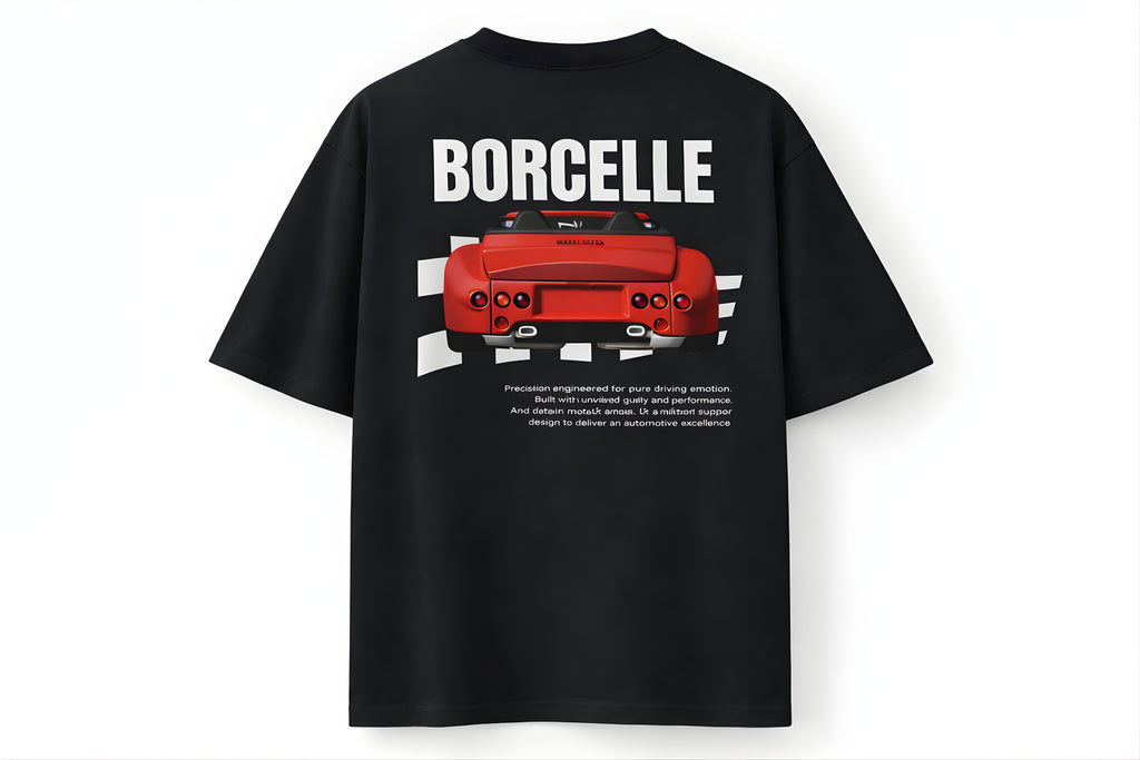 CHIMYA Borcelle Oversized Terry T-Shirt – Premium Streetwear Edition | Unisex Luxury Oversized Tee