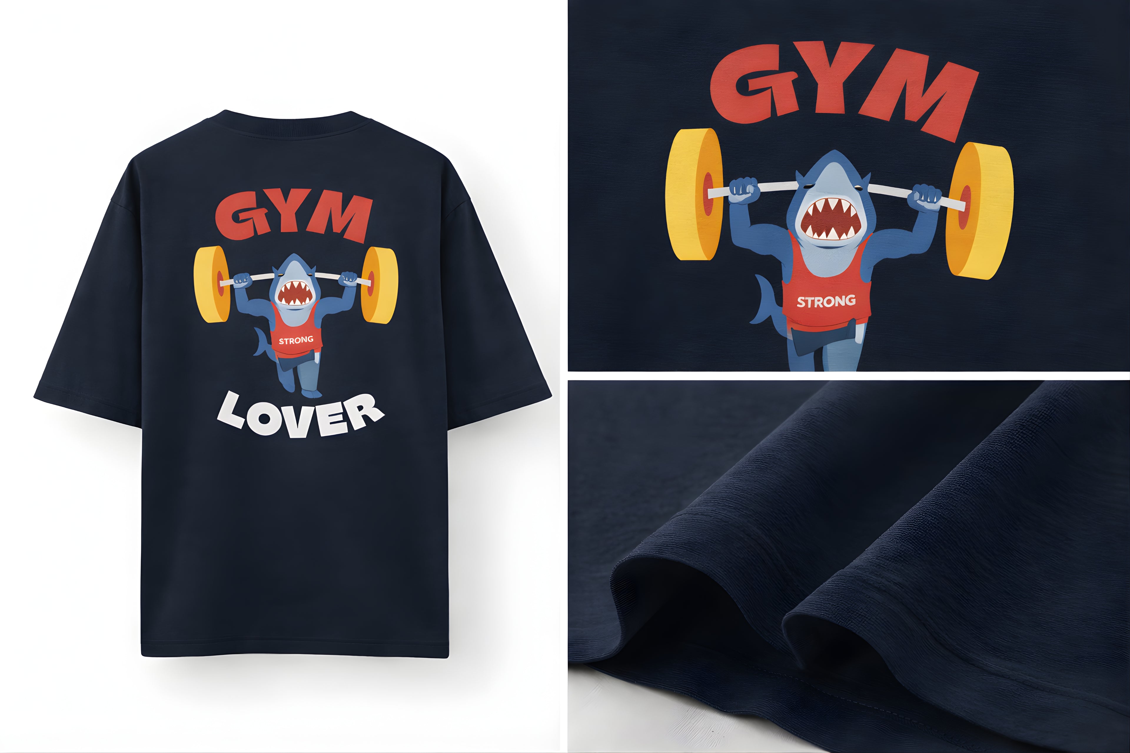 Never Give Up Oversized Gym T-Shirt – Chimya